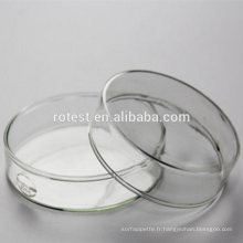 Boîte de Petri en verre borosilicate de bonne qualité